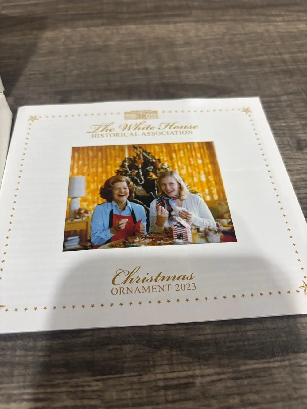 White House Christmas ornament 2023  never used no offers please